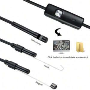 5.5MM Android Endoscope 3 In 1 USB/Micro USB/Type-C Borescope Inspection Camera Waterproof for Smartphone Electronic