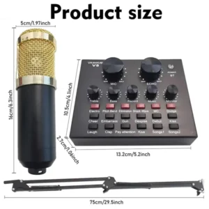 Sound Card Live Streaming Kit For Mobile Phone Studio