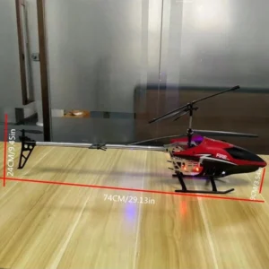 74CM Large Alloy Electric RC Helicopter Drone