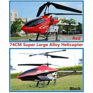 74CM Large Alloy Electric RC Helicopter Drone