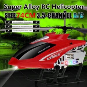 74CM Large Alloy Electric RC Helicopter Drone