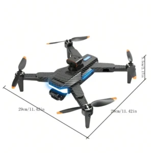 P9 Drone Upgrade Version, Foldable Quadcopter With Four-Way Obstacle Avoidance, Powerful Brushless Motor, 5-Side Obstacle Avoidance, ESC Camera, Carbon Fiber Appearance